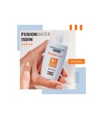 کرم ضد افتاب صورت و دور چشم فیوژن واتر ایزدین SPF50 - Image 3